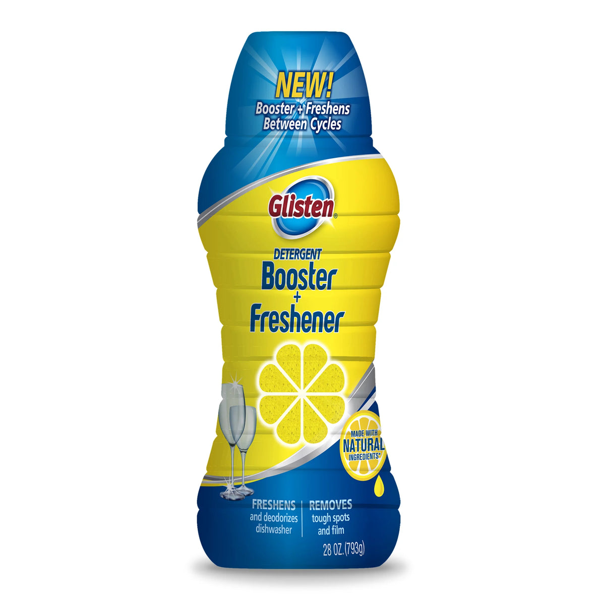 Dishwasher Detergent Booster + Freshener, 28 oz, 2 Bottles Y78602