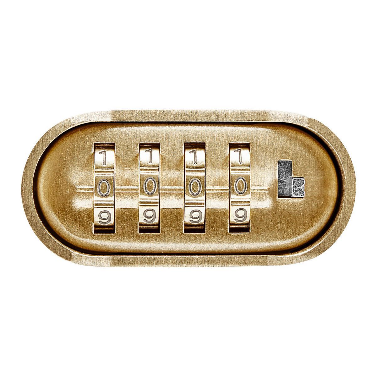 2 in. Solid Body Brass Combination Padlock K62905
