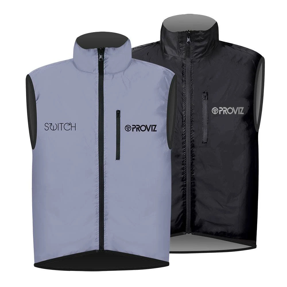 Black Reflective Gilet P6192