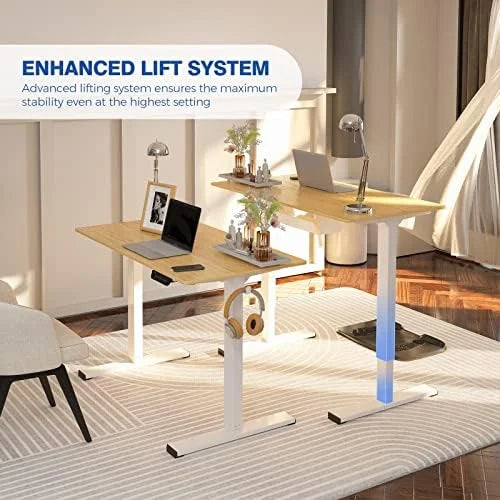 Height Adjustable Electric Sit Stand Desk 40 x 24 Inches K571600