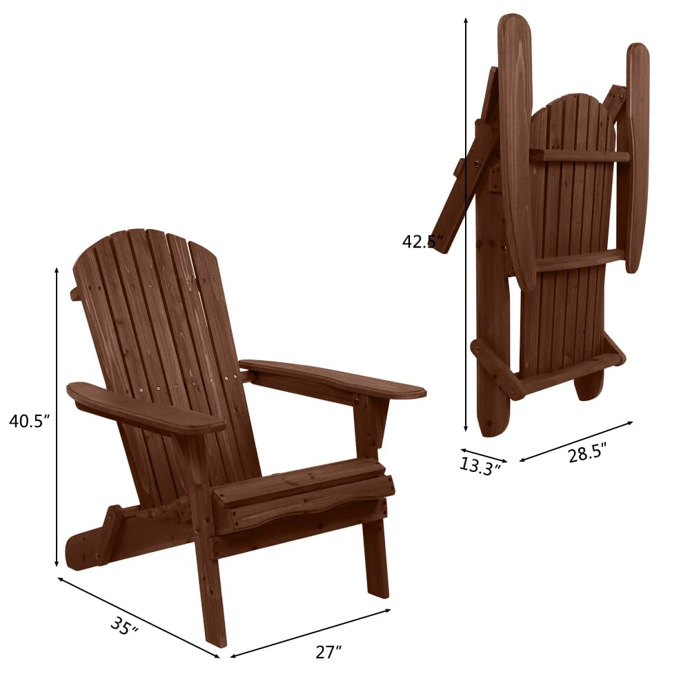 Carbonized Outdoor Folding Chair C41645