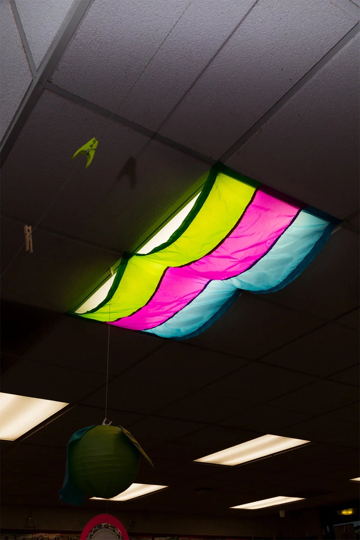 Striped Polyester Lighting Cover (Set of 4) A38725
