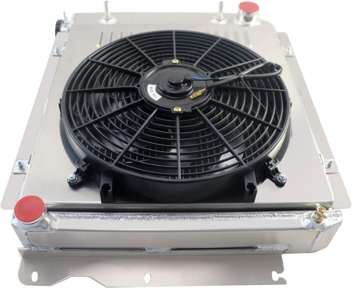 4 Row All Aluminum Radiator with Shroud Fan H438442