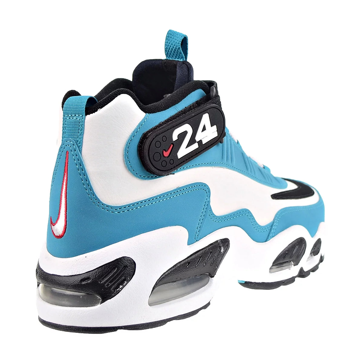 Aqua Marine Black White Men's Shoes C757486