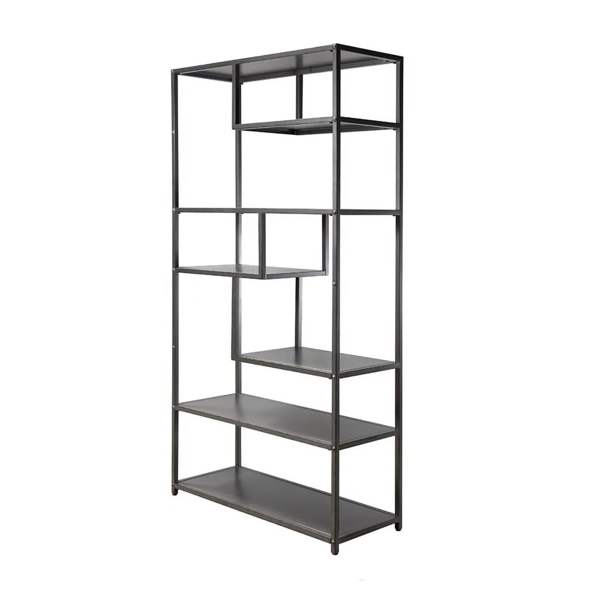 Industrial Metal 6-Shelf Bookcase M21022