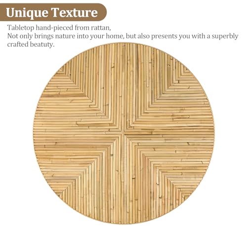 Round Rattan Coffee Table S3324