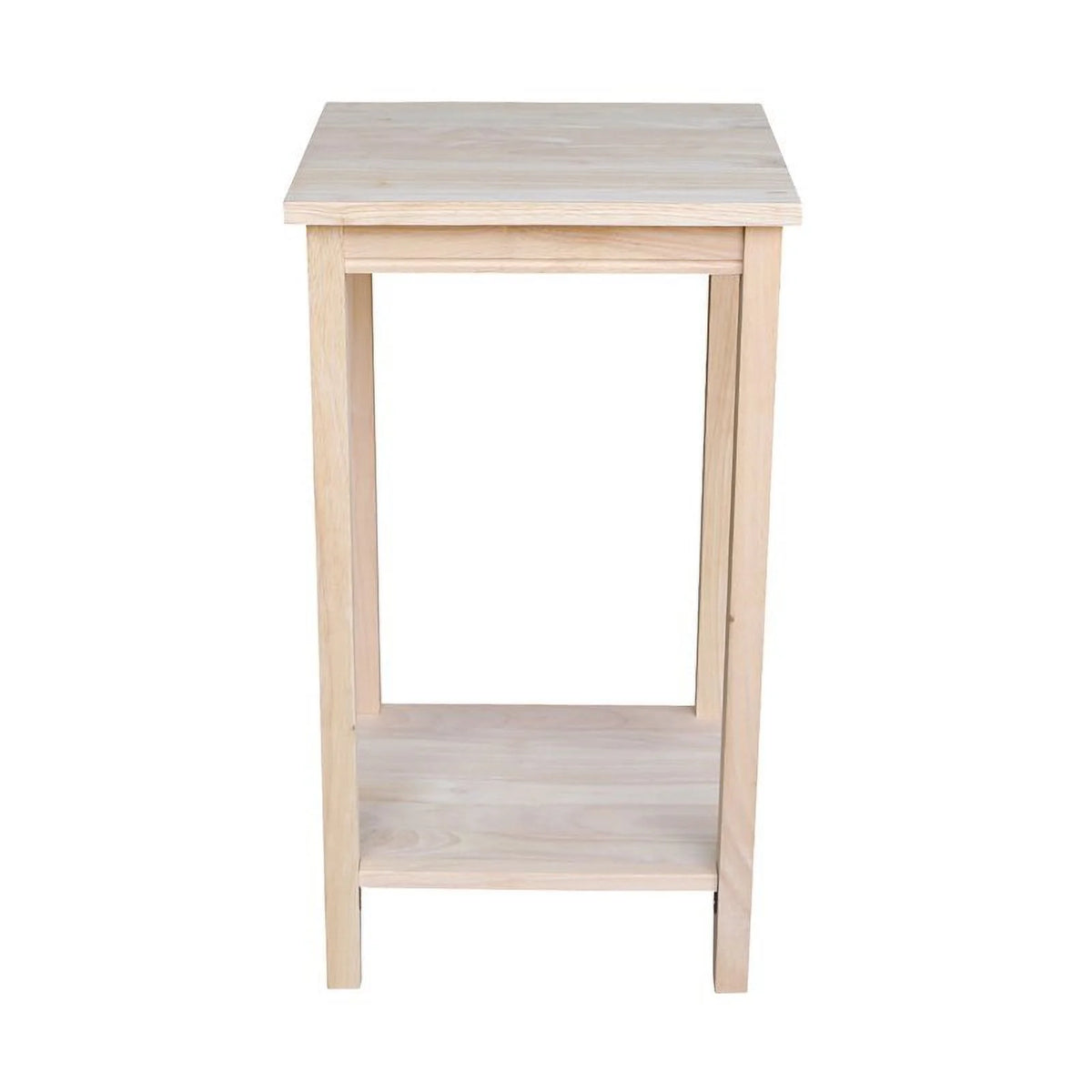 Solid Wood Unfinished Accent Table G775788